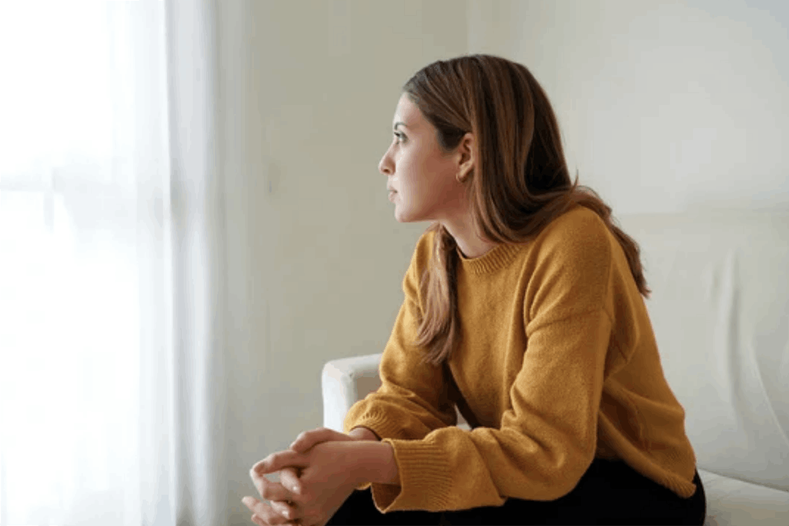 Image of woman realising her path out of depression
